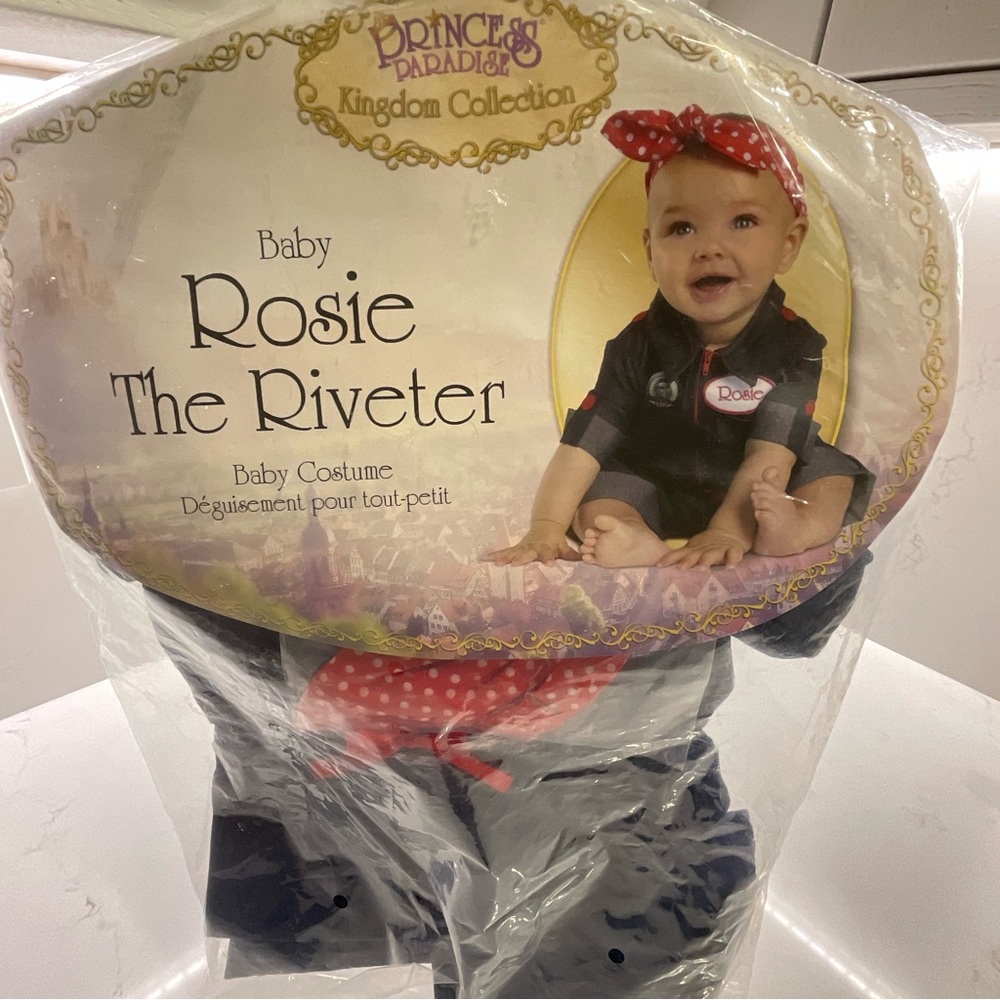 Princess Paradise Baby Rosie the Riveter Costume - Blue and Red